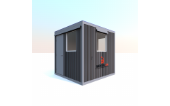 Бытовка Пост охраны КПП 2,5х2,5 RAL - отделка ЛДСП