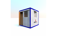 Бытовка Пост охраны КПП 2,5х2,5 RAL - отделка вагонка