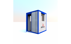 Бытовка Пост охраны КПП 2х2 RAL - отделка ЛДСП Бытовка Пост охраны КПП 2х2 RAL - отделка ЛДСП